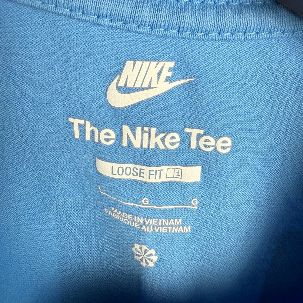Nike Air Your Sole Graphic T-Shirt Blue Loose Fit Mens‎ L DQ1016-412